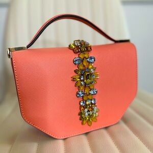 Aldo Coral Embellished Clutch *NWT